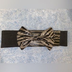 USED | Women's | Small | Elastic | Leopard Belt with Hook and Loop